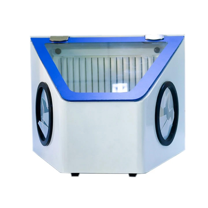 Dental Lab Shadowless Sandblasting box Lab Dust Collector Vacuum Dust Extractor Box